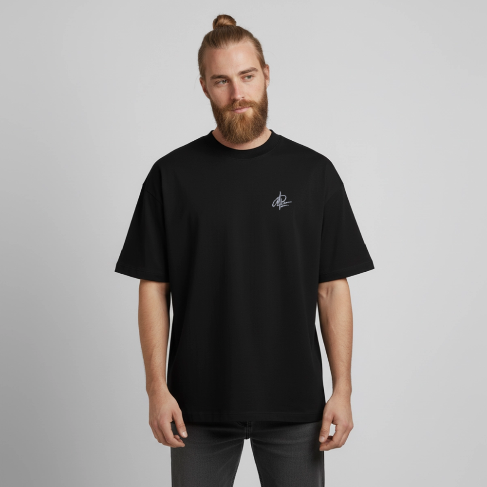 Heavyweight Unisex Boxy T-Shirt von stanley/stella - Schwarz