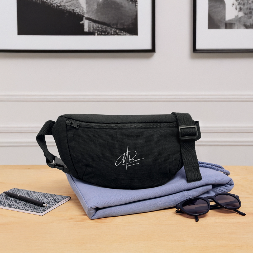 Stanley/Stella recycelte Gürteltasche - Schwarz