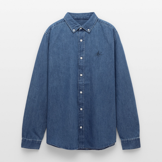 Stanley/Stella Denim Shirt - verwaschenes Mittelblau