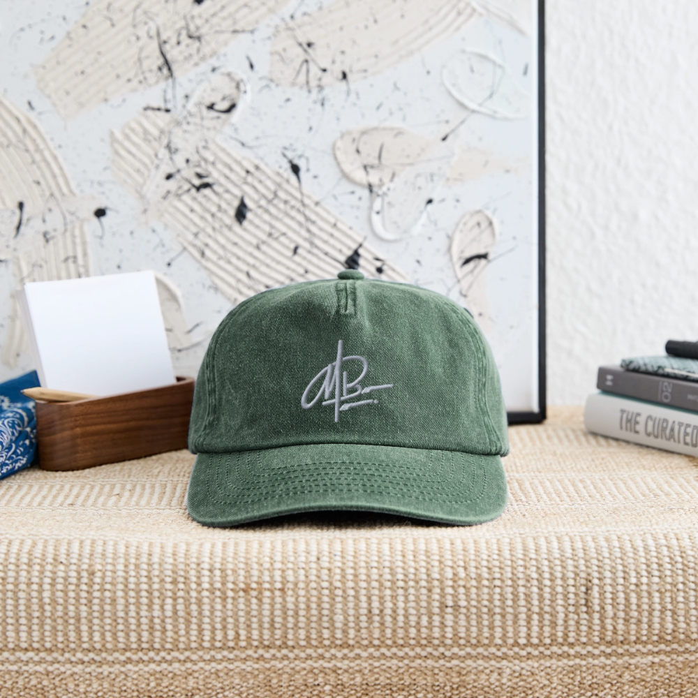 MB Signature Vintage Cap - Vintage Flaschengrün