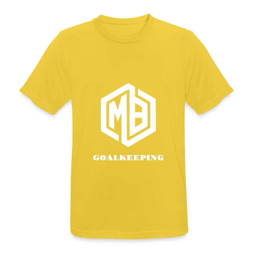 Männer T-Shirt atmungsaktiv - Sonnengelb