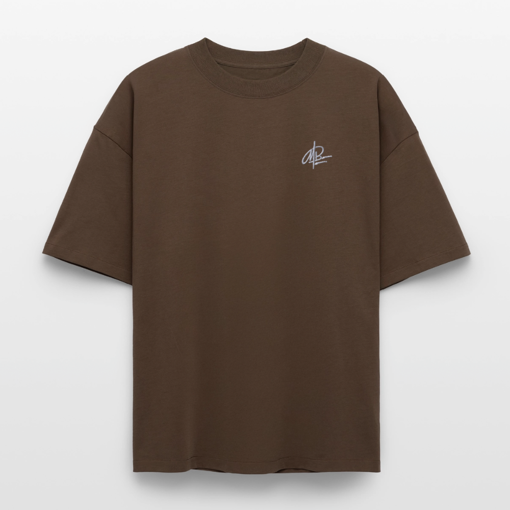 Heavyweight Unisex Boxy T-Shirt von stanley/stella - Dunkelbraun