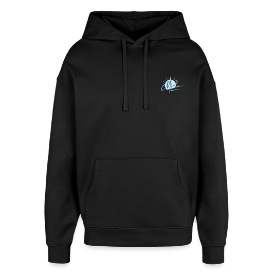 Oversized Summer Vibes Hoodie - Schwarz