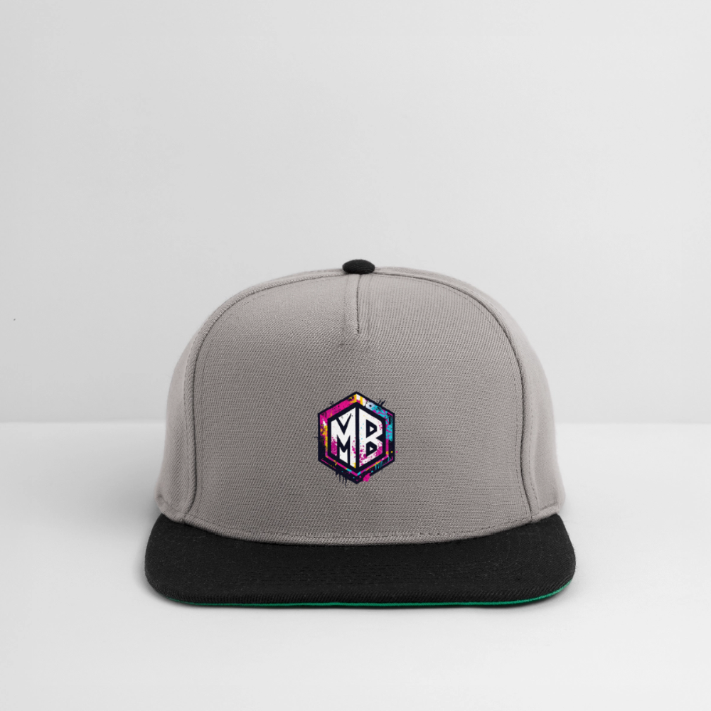 Snapback Cap - Graphit/Schwarz