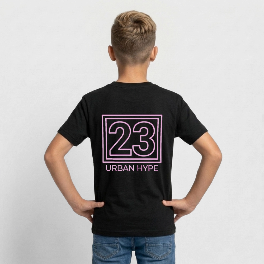 MB Urban Hype No.23 Boxy T-Shirt Teenager - Schwarz