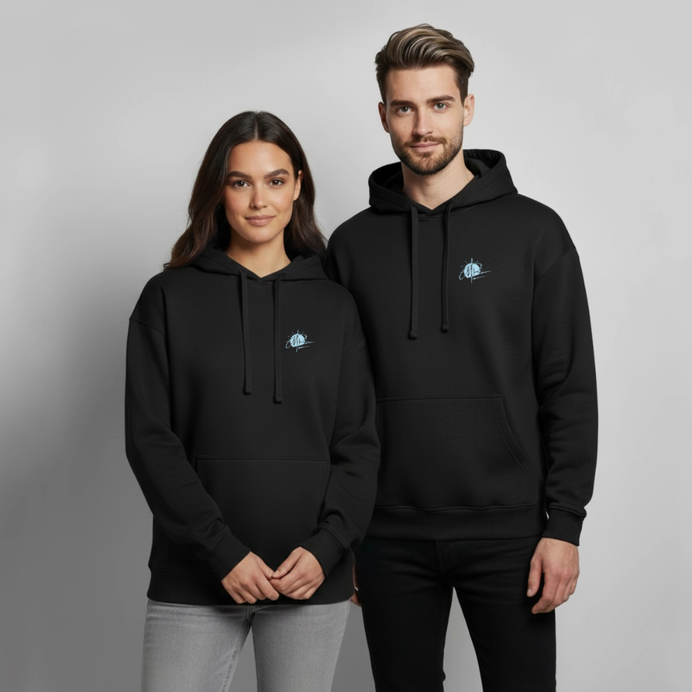 Oversized Summer Vibes Hoodie - Schwarz