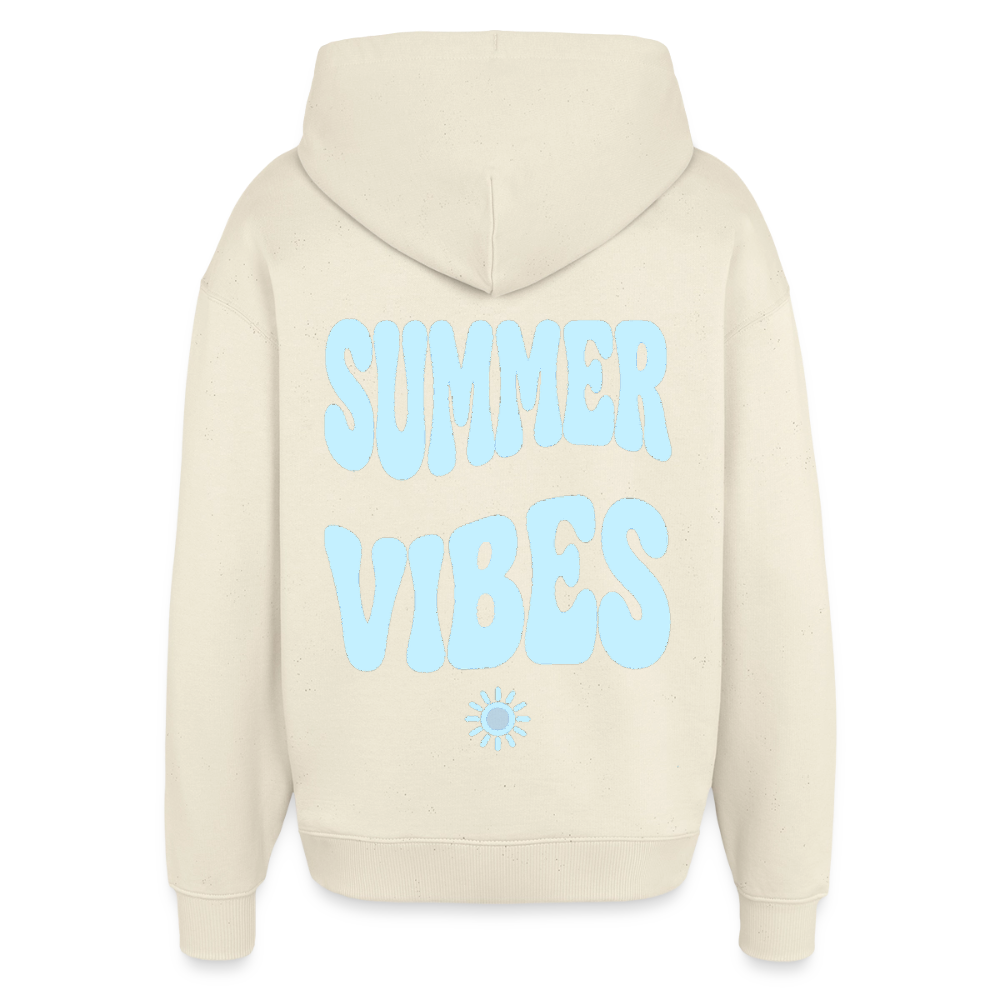 Oversized Summer Vibes Hoodie - Natur