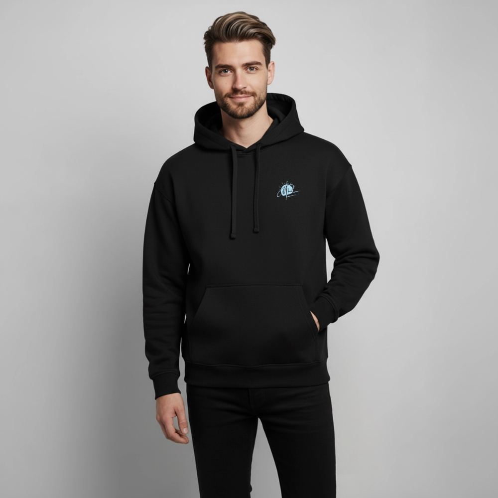 Oversized Summer Vibes Hoodie - Schwarz