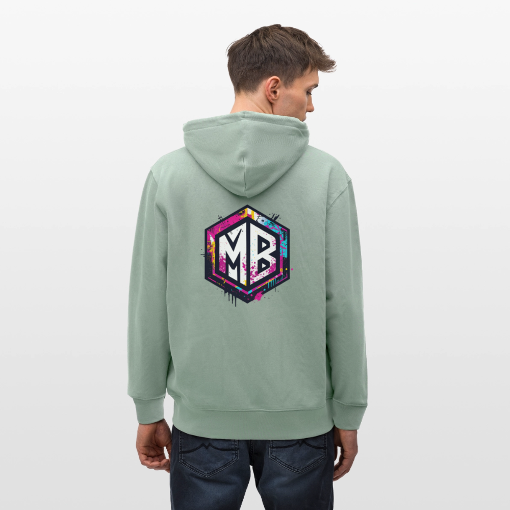 Stanley/Stella Unisex Bio-Kapuzenjacke CULTIVATOR - Helles Graugrün