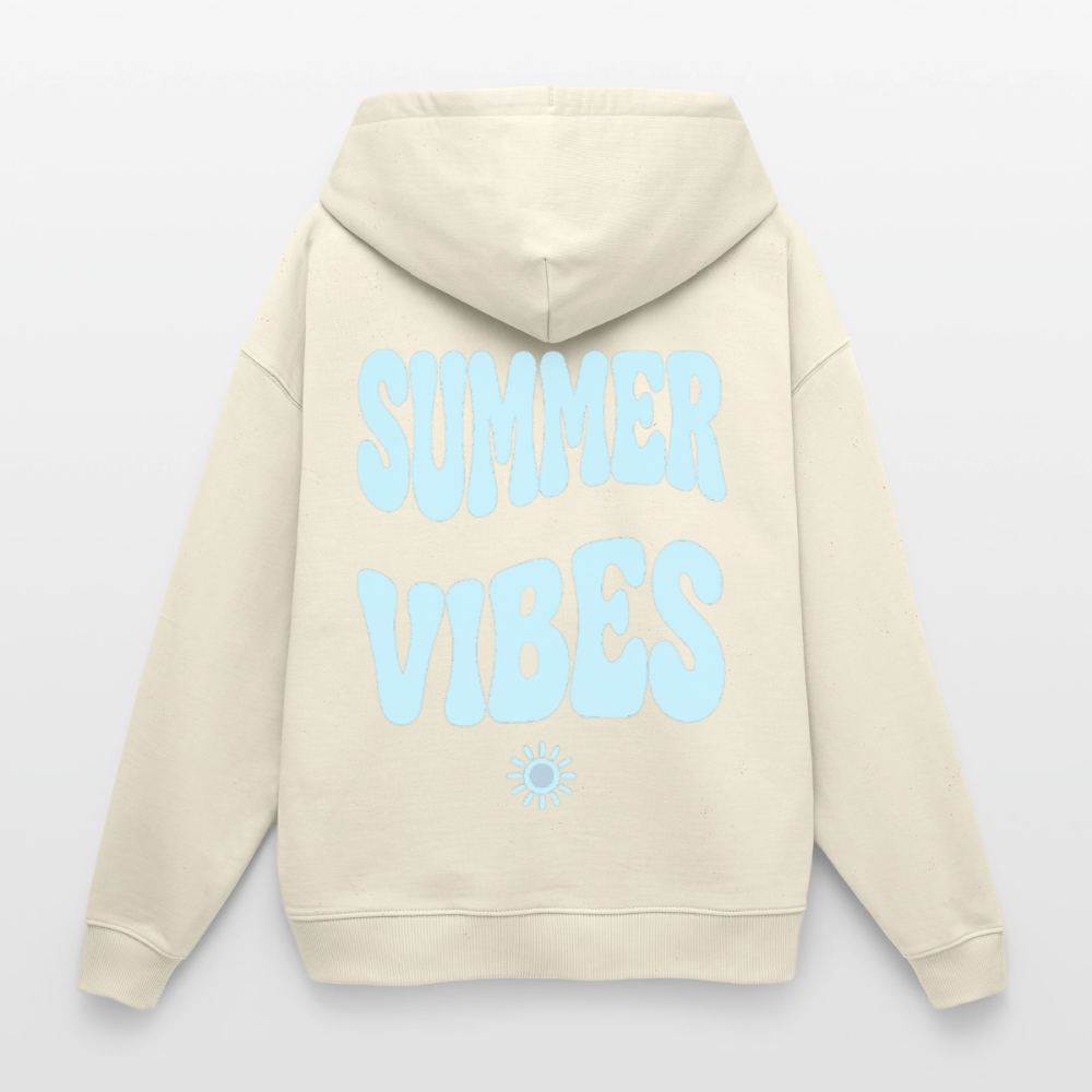 Oversized Summer Vibes Hoodie - Natur