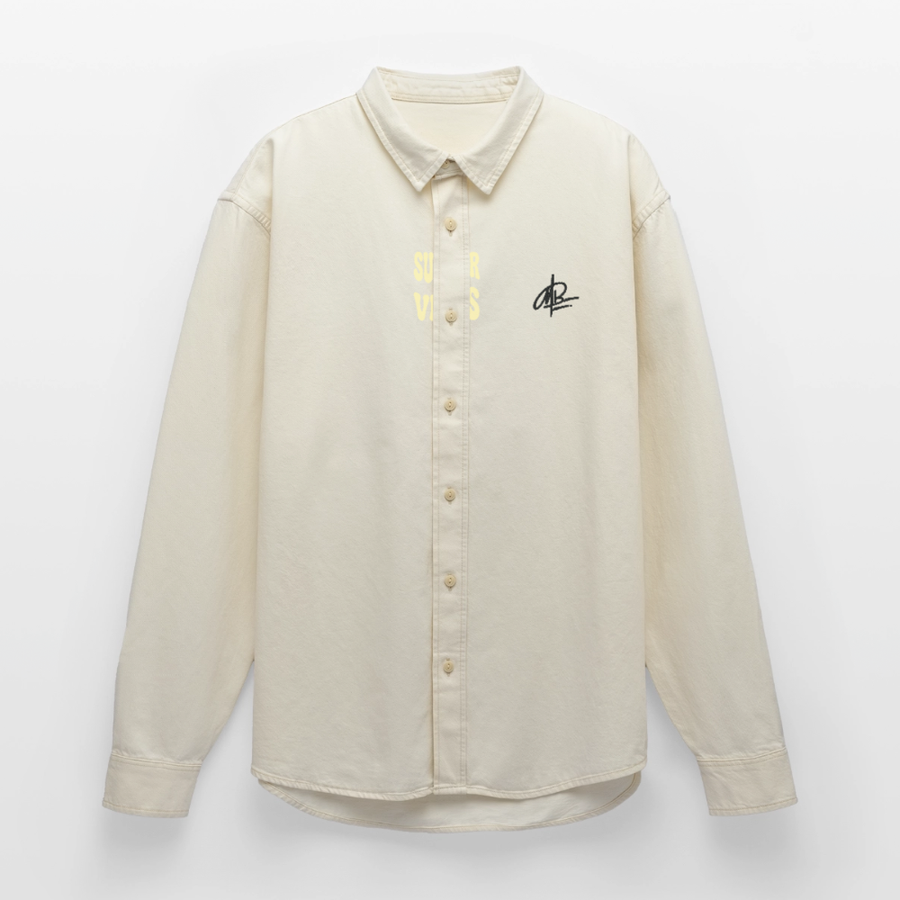 Relaxed Fit Unisex Organic Hemd von Stanley/Stella - Natur