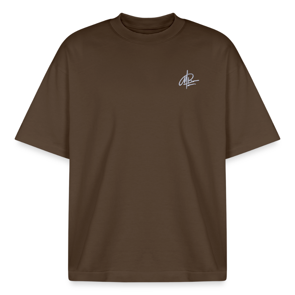Heavyweight Unisex Boxy T-Shirt von stanley/stella - Dunkelbraun