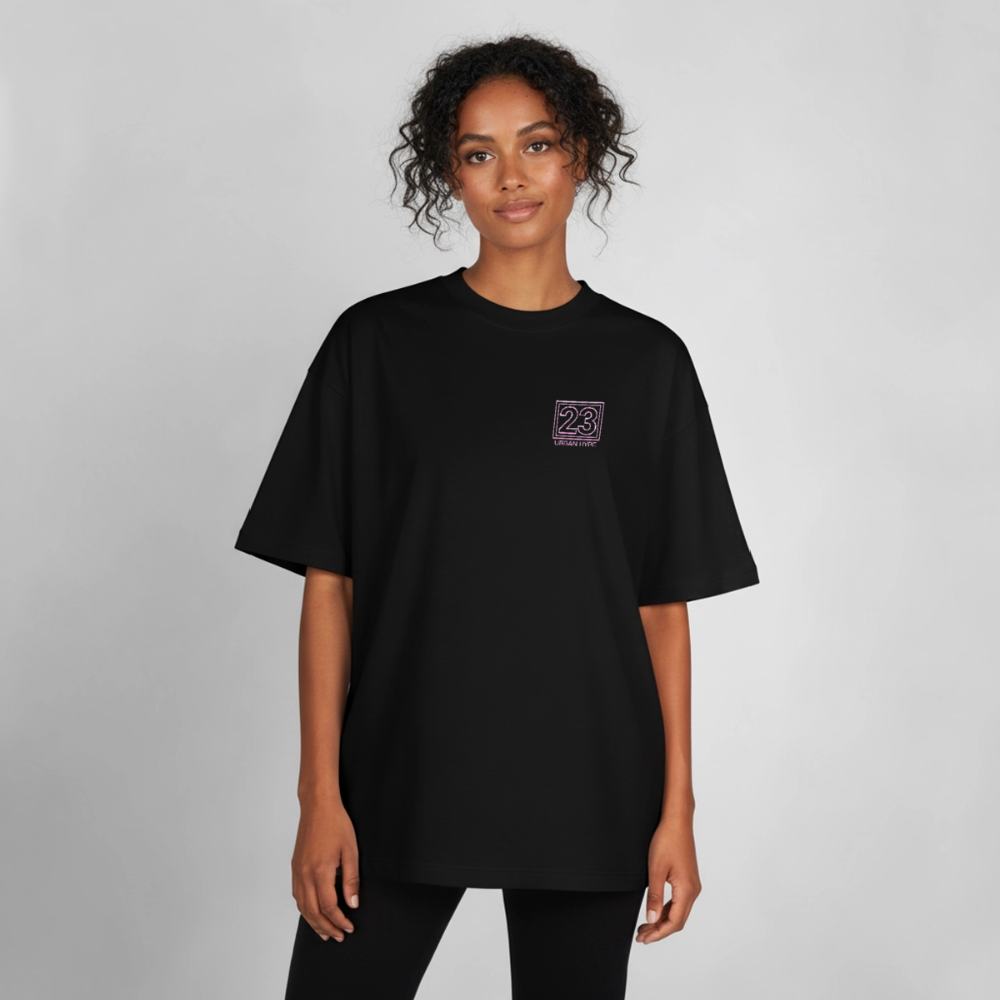 Heavyweight Unisex Boxy T-Shirt von stanley/stella - Schwarz
