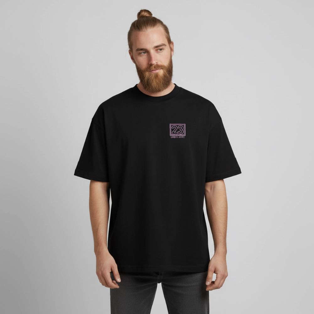 Heavyweight Unisex Boxy T-Shirt von stanley/stella - Schwarz