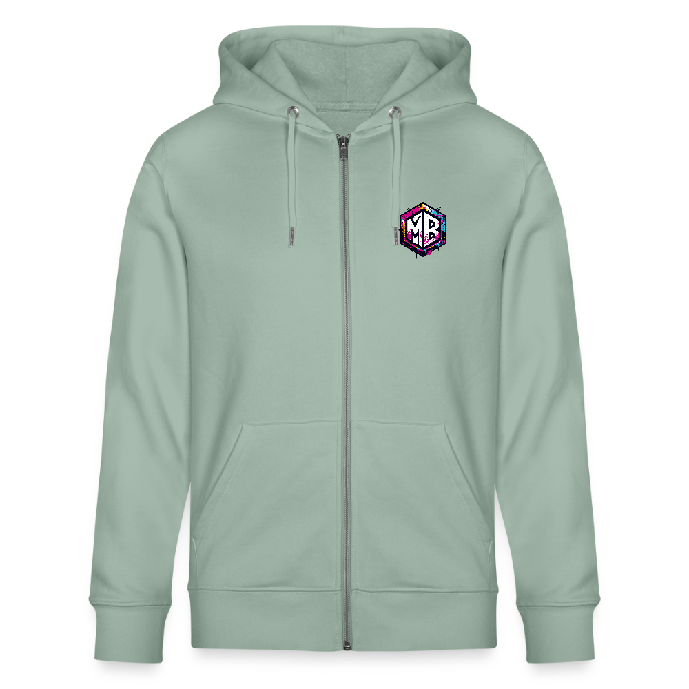 Stanley/Stella Unisex Bio-Kapuzenjacke CULTIVATOR - Helles Graugrün