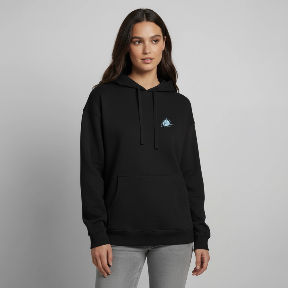 Oversized Summer Vibes Hoodie - Schwarz