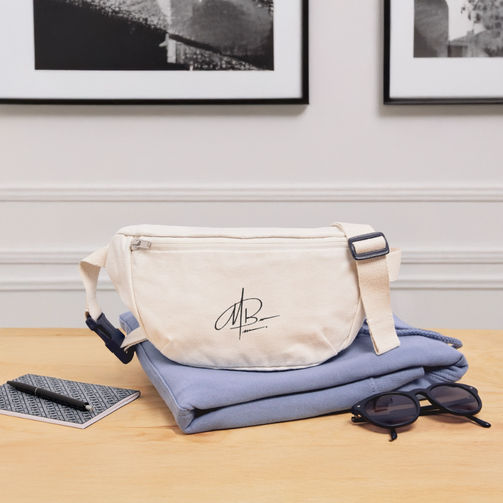Stanley/Stella recycelte Gürteltasche - Naturweiß
