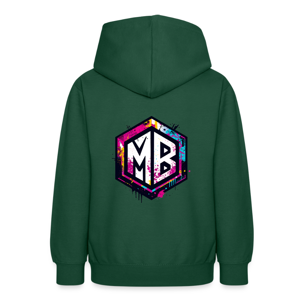 Teenager Hoodie - Flaschengrün