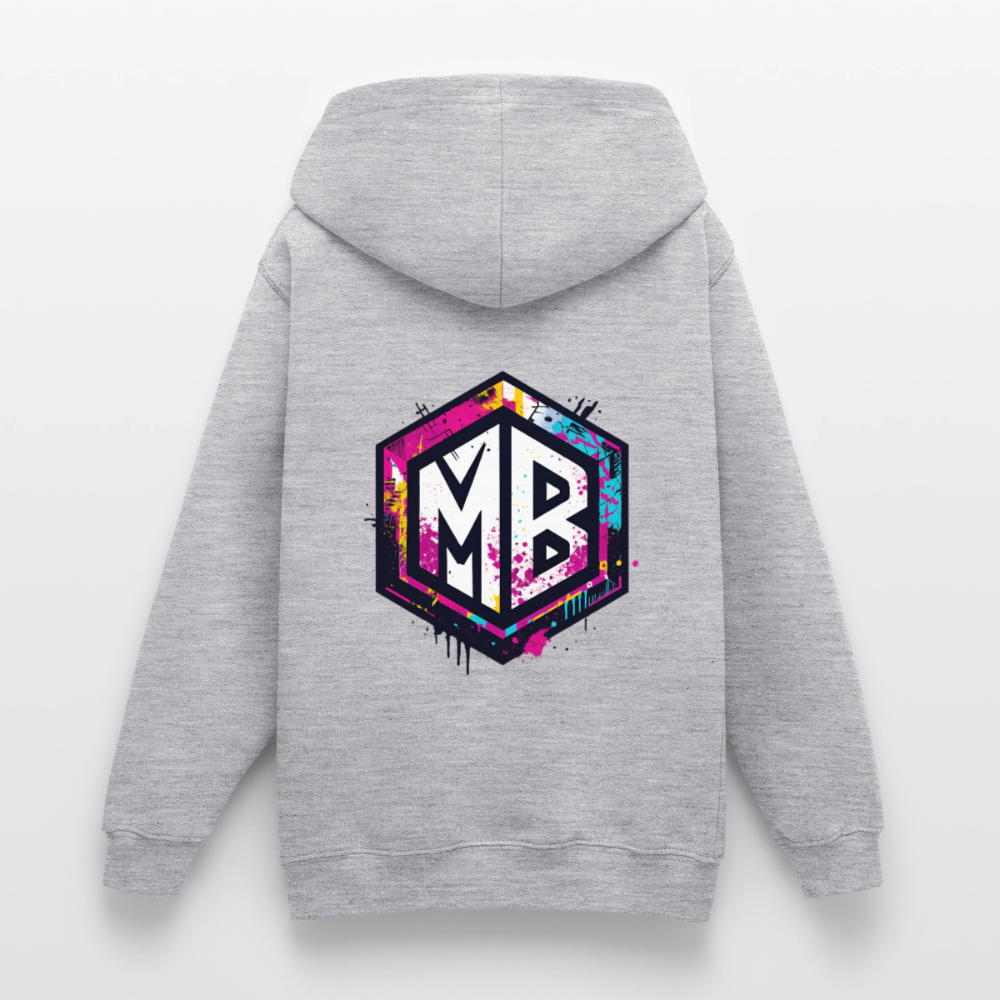 Teenager Hoodie - Hellgrau meliert