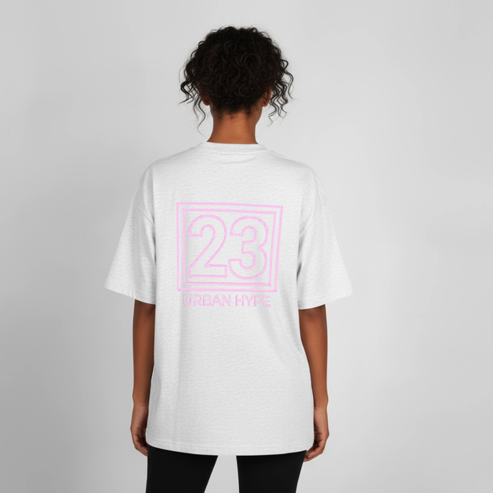 Heavyweight Unisex Boxy T-Shirt von stanley/stella - Kühles Grau meliert
