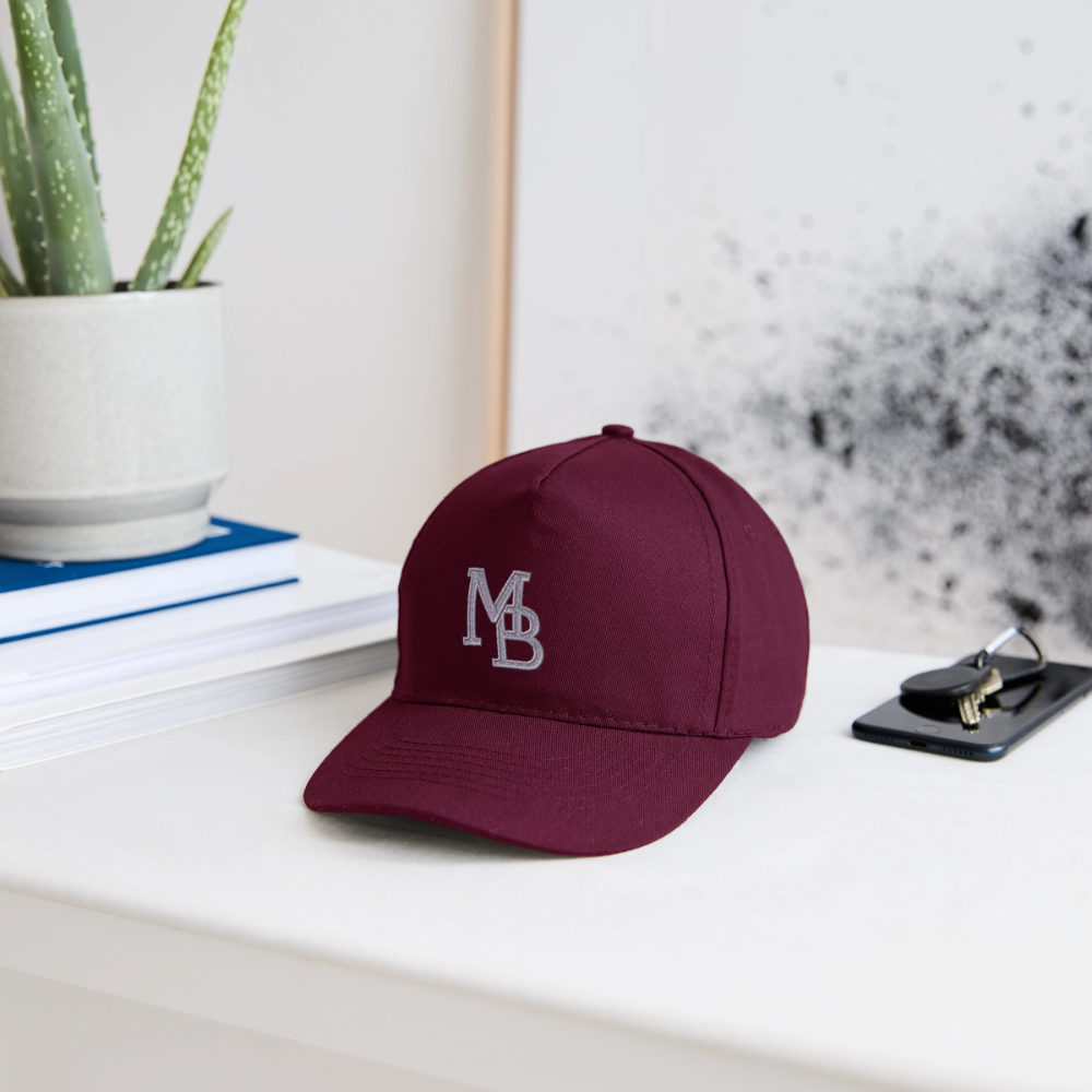 MB Baseball Bio Cap - Burgunderrot