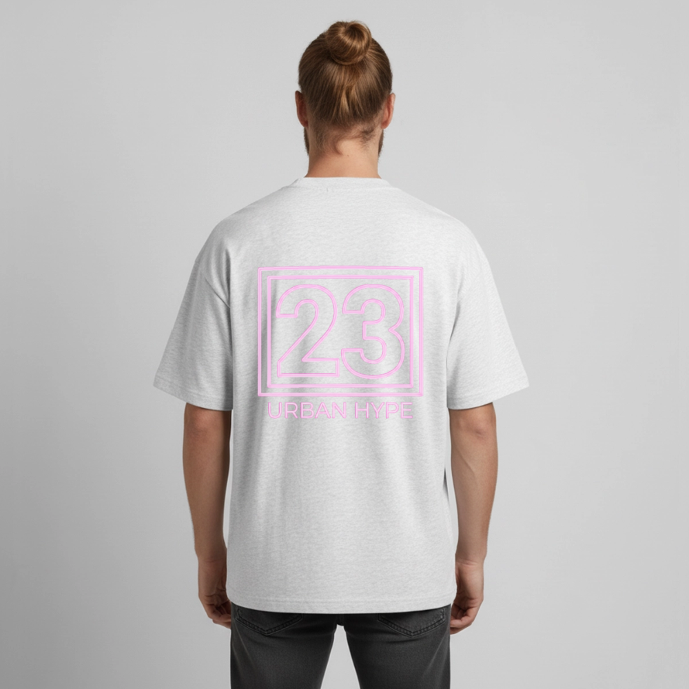 Heavyweight Unisex Boxy T-Shirt von stanley/stella - Kühles Grau meliert