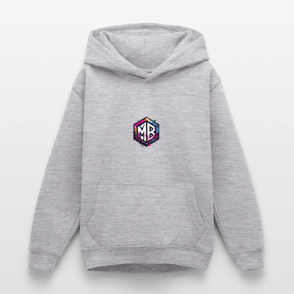 Teenager Hoodie - Hellgrau meliert