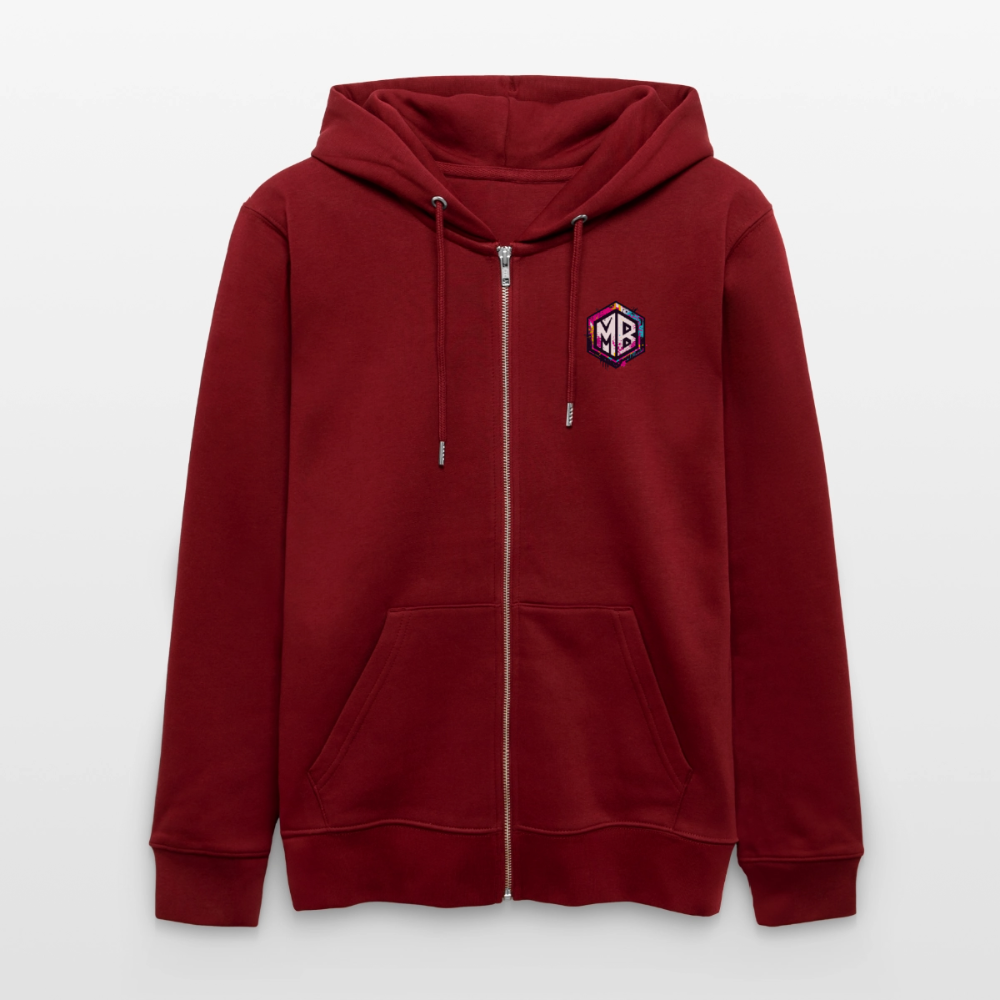 Stanley/Stella Unisex Bio-Kapuzenjacke CULTIVATOR - Burgunderrot