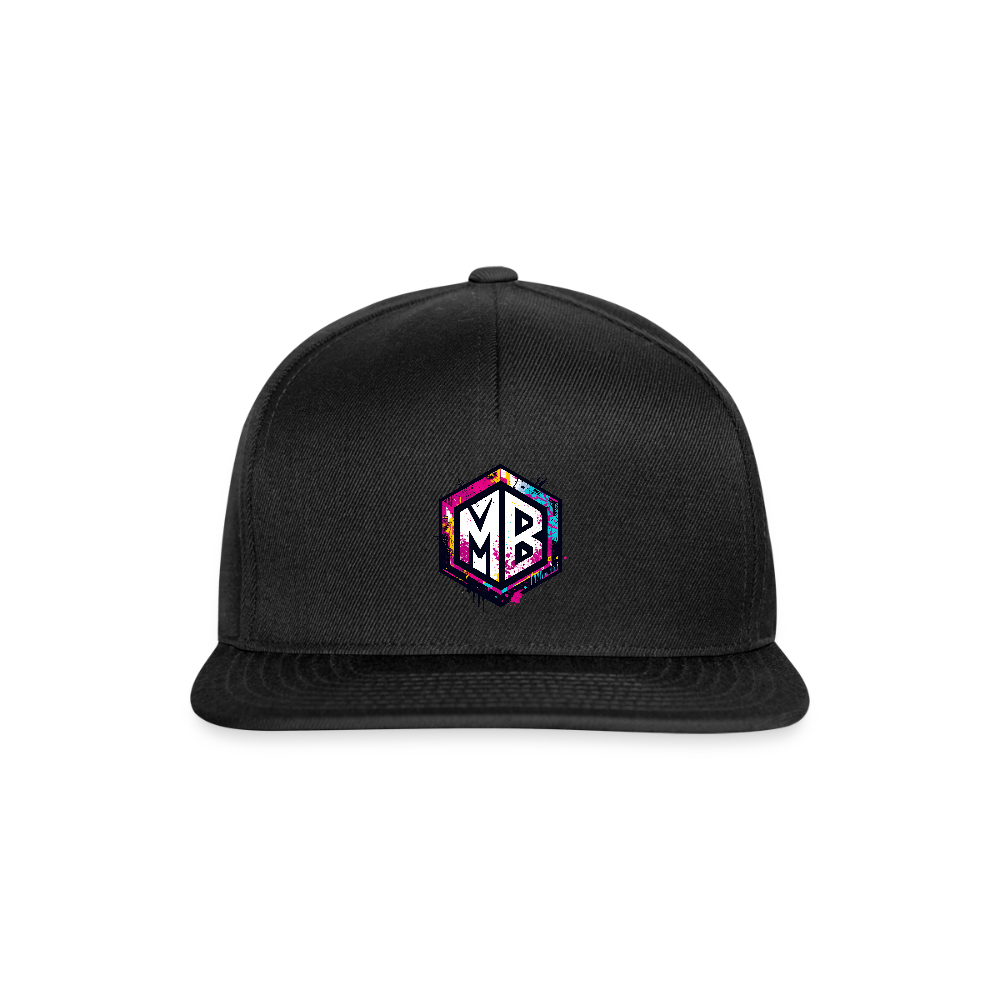 Snapback Cap - Schwarz/Schwarz