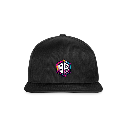 Snapback Cap - Schwarz/Schwarz