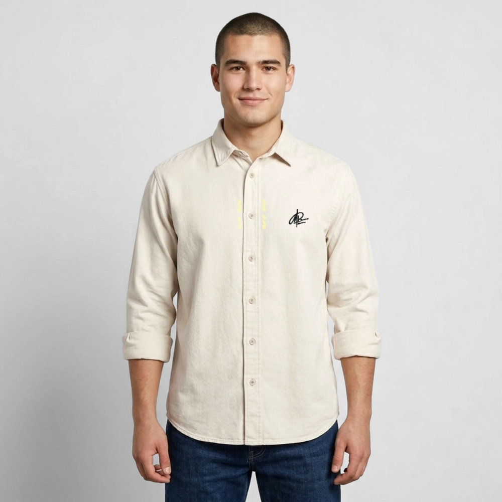 Relaxed Fit Unisex Organic Hemd von Stanley/Stella - Natur