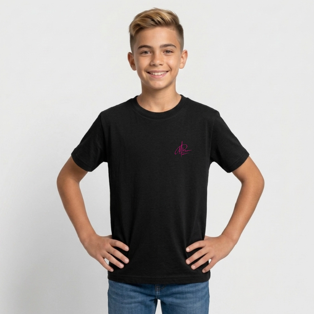 MB Goalkeeping Club T- Shirt Black/ Pink Teenager - Schwarz